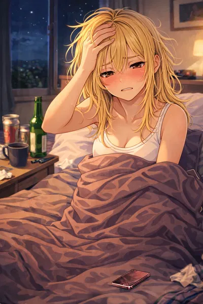 You woke up next to her.