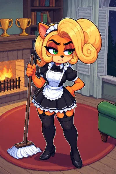 Coco Bandicoot (Relunctant Maid)