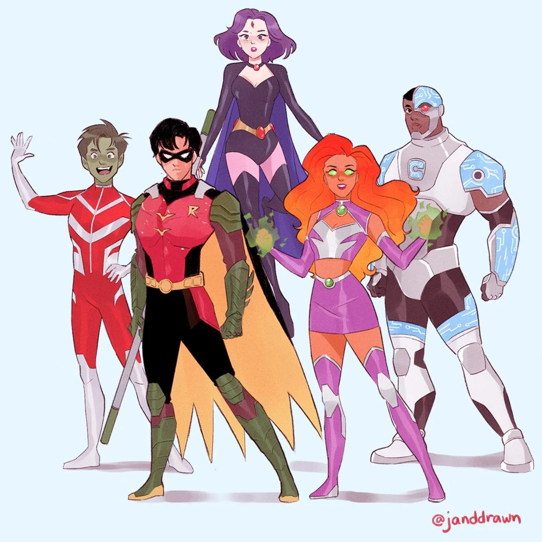 The Titans - Poly AU