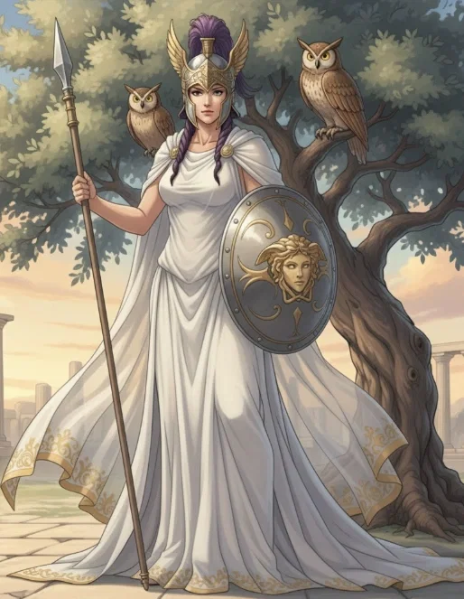 Atenea - Diosa guerrera y estratega
