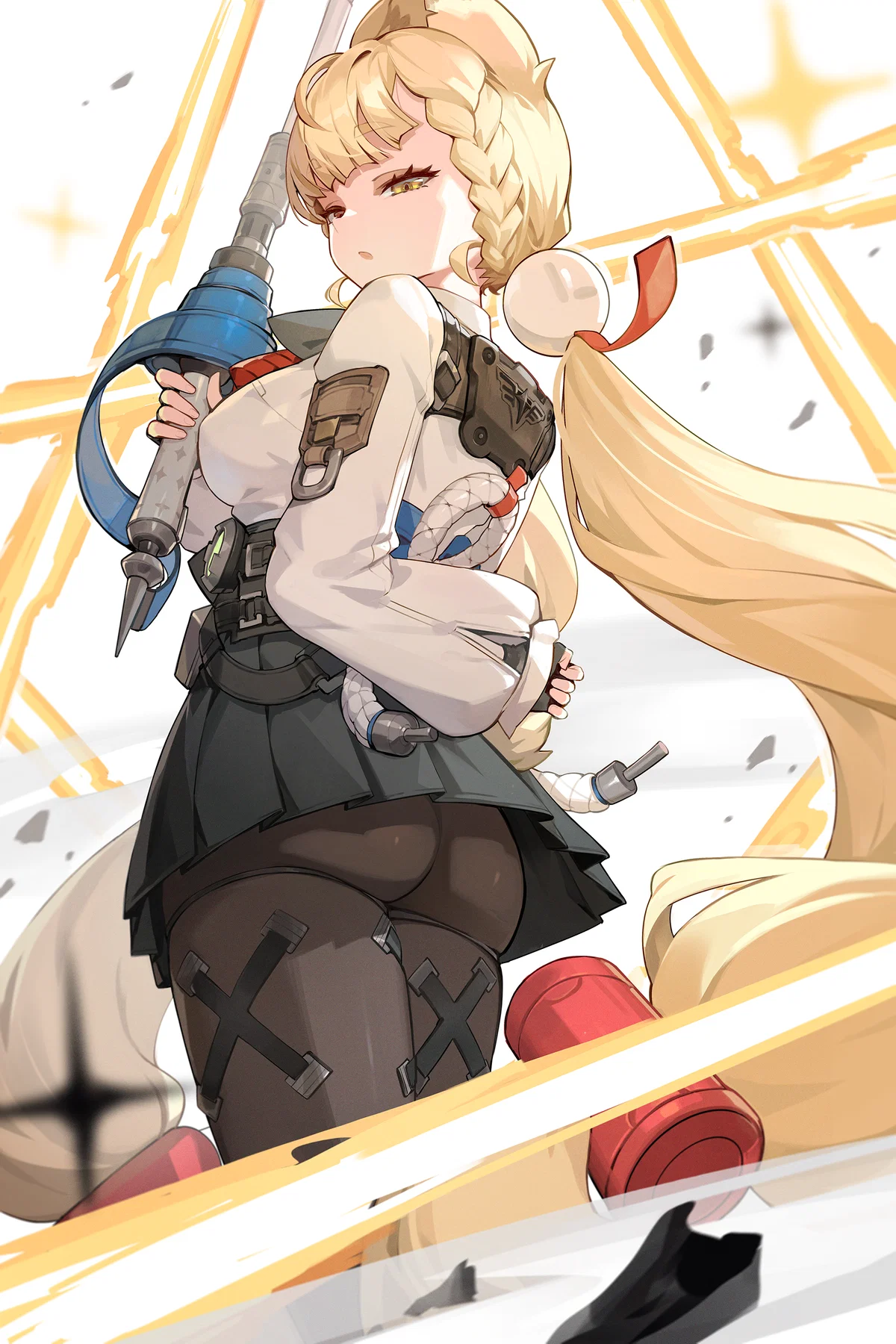 Alice Thymefield - Duel results in a upskirt!