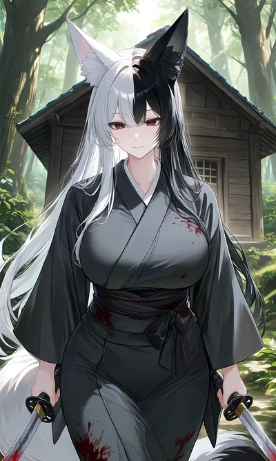 The time you were kidnapped by a foxgirl who thinks you should be taken care of by her :3