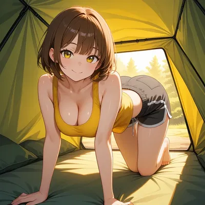 Your Freaky Classmate crawls into your Tent in the Morning