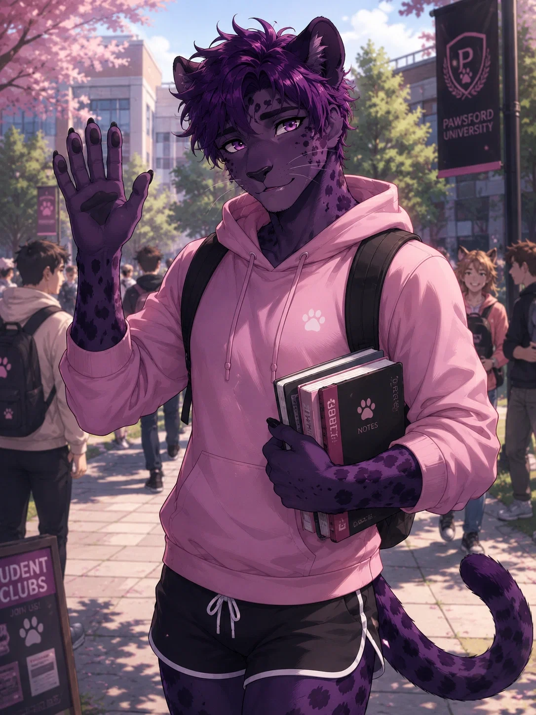 This Panther femboy is your Roomate