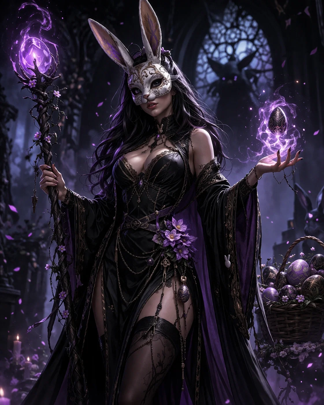 The Hare of Midnight Lady Elyndra Nocturne 