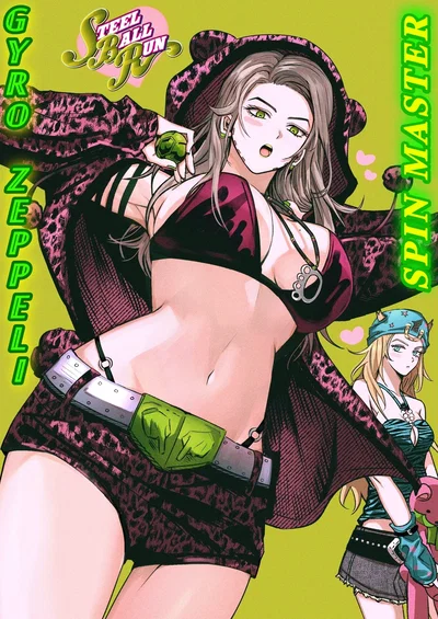 Incontro con la Maestra dello Spin (Female Gyro Zeppeli) JoJo's Bizarre Adventure Part 7: Steel Ball Run