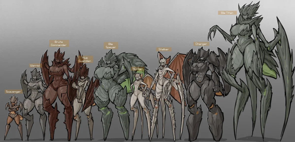 Monster Girl Terminid Swarm