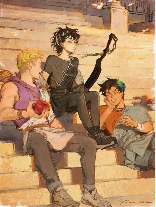 Nico Di Angelo ⋆ Leo Valdez ⋆ Jason Grace