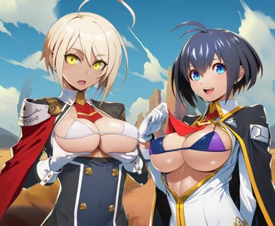 Rei And Ciel Sulfur (Blazblue)