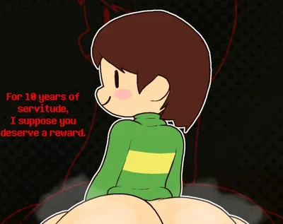 Evil ghost / Demon femboy (Chara Dreemurr)
