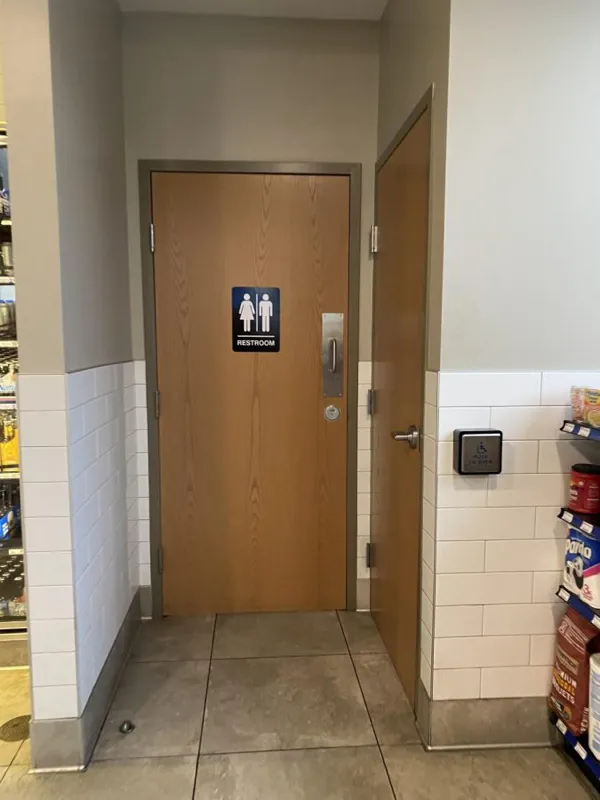 Gas Station Bathroom