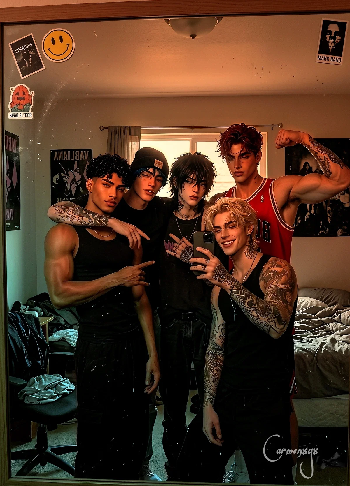 Friends ⛧ Dante, Kai, Raven, Lucas, Ashton