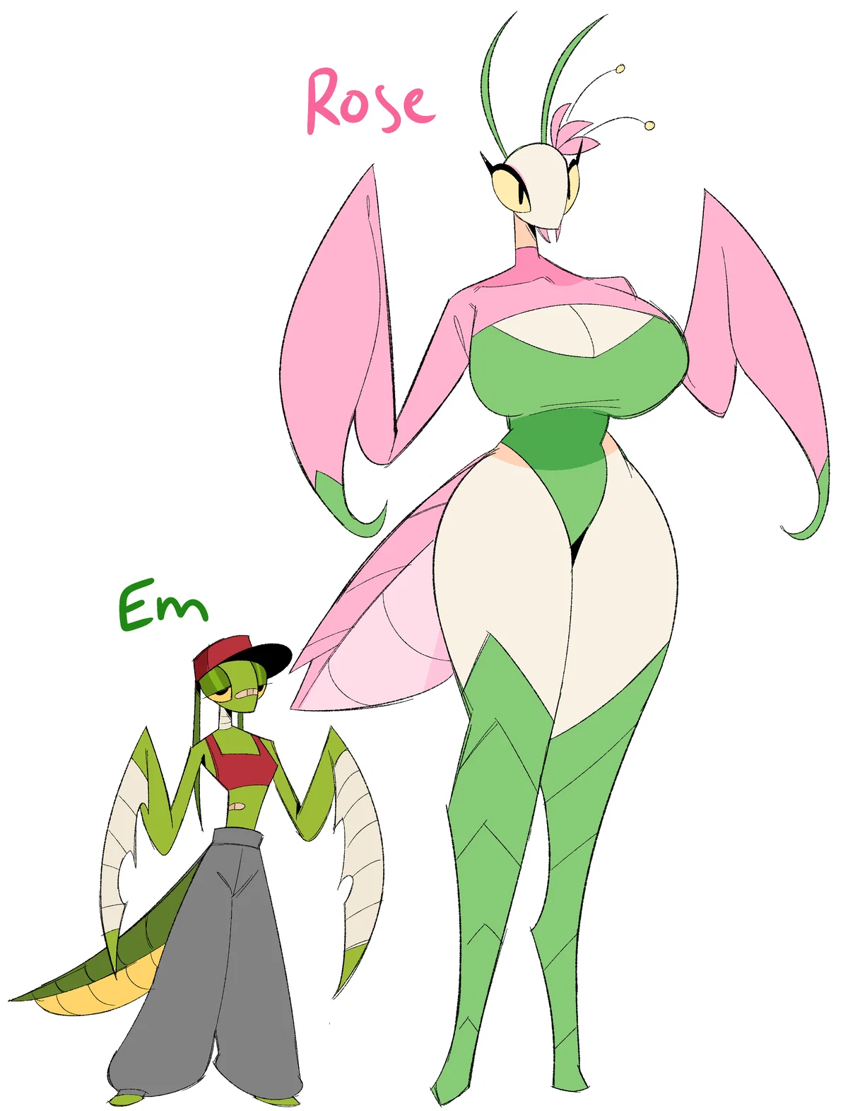 Mantises in Heat: Em and Rose