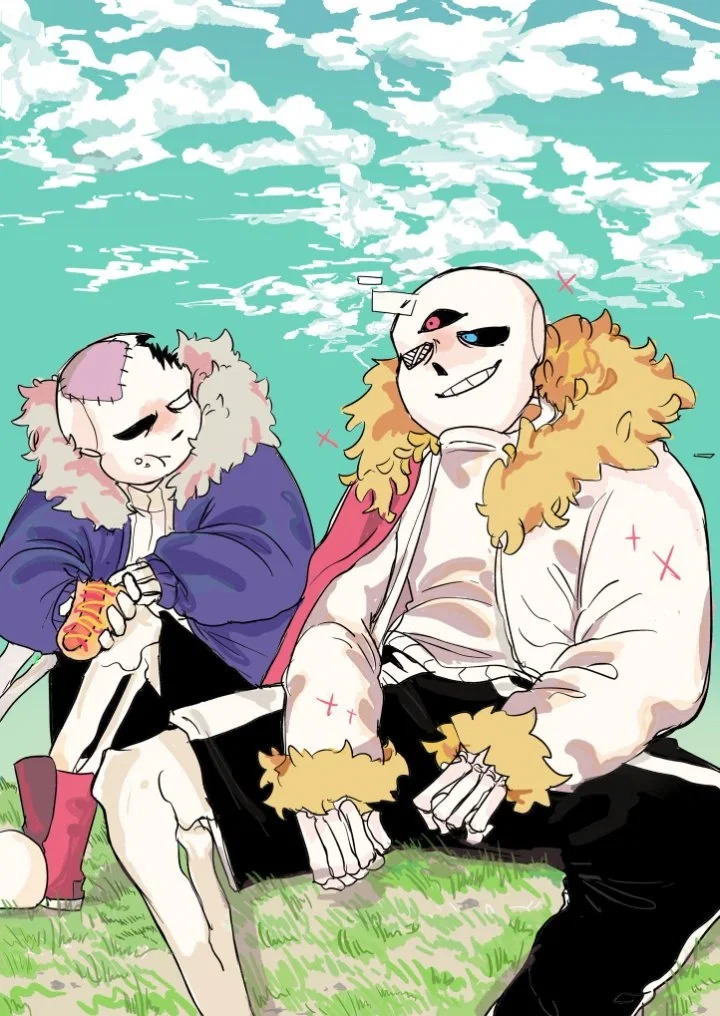 ⁠☆✧--{Brothers} Omnipotent sans and Infected sans--✧⁠☆