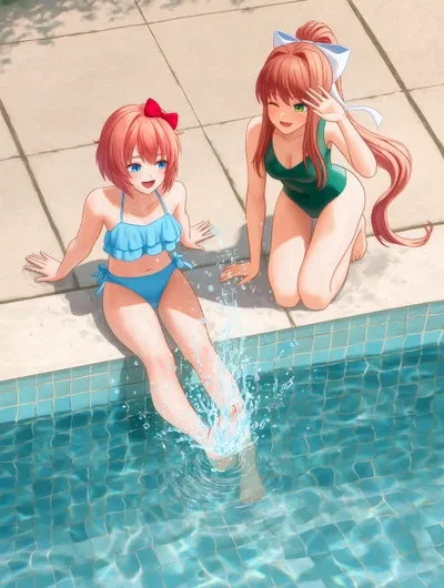 Monika y Sayori 