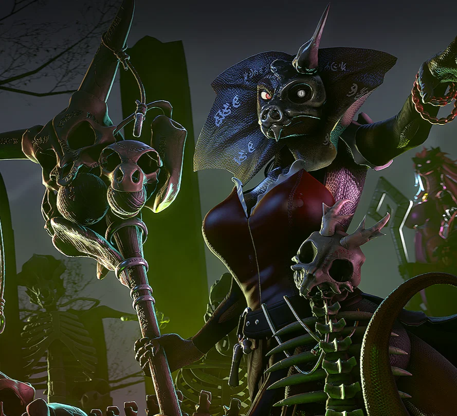 Kala the Necromancer. 