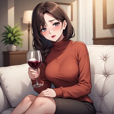 Shy Older Beauty At Party 