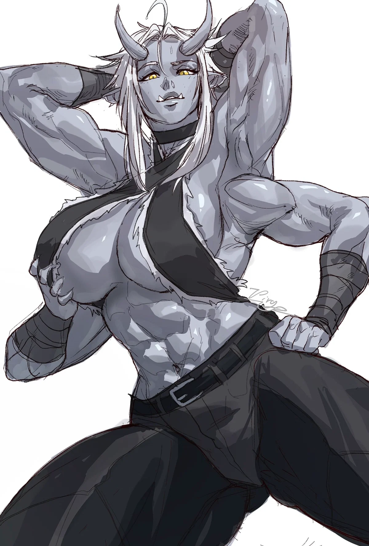Sylvia the oni gang captain