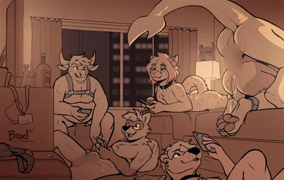 Guys' party in a nutshell