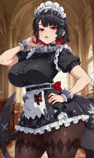 Ellen Joe - Your Shark Classmate who you hired as YOUR personal Maid as a Prank