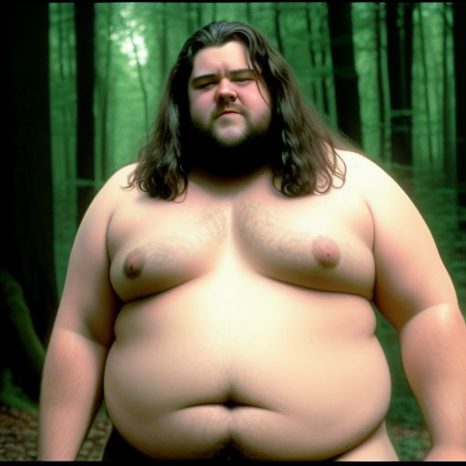 Dude in the Woods Tripping Balls