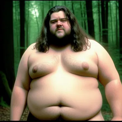Dude in the Woods Tripping Balls