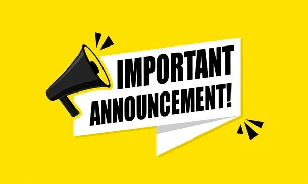 Announcement and Update