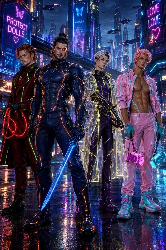 AURORA - The Neon Tactic Force (BL | YAOI | MLM)