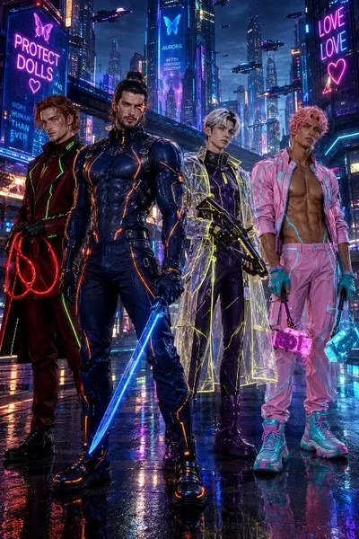 AURORA - The Neon Tactic Force (BL | YAOI | MLM)