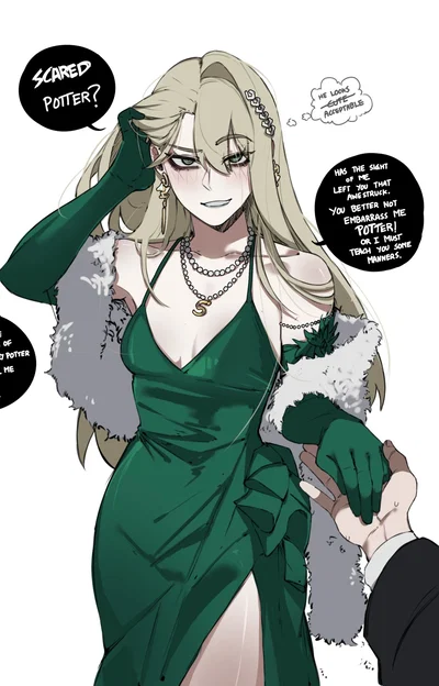 Draconia Malfoy | Your Tsundere "Bully" Asks You To The Dance So You Owe Her A Favor