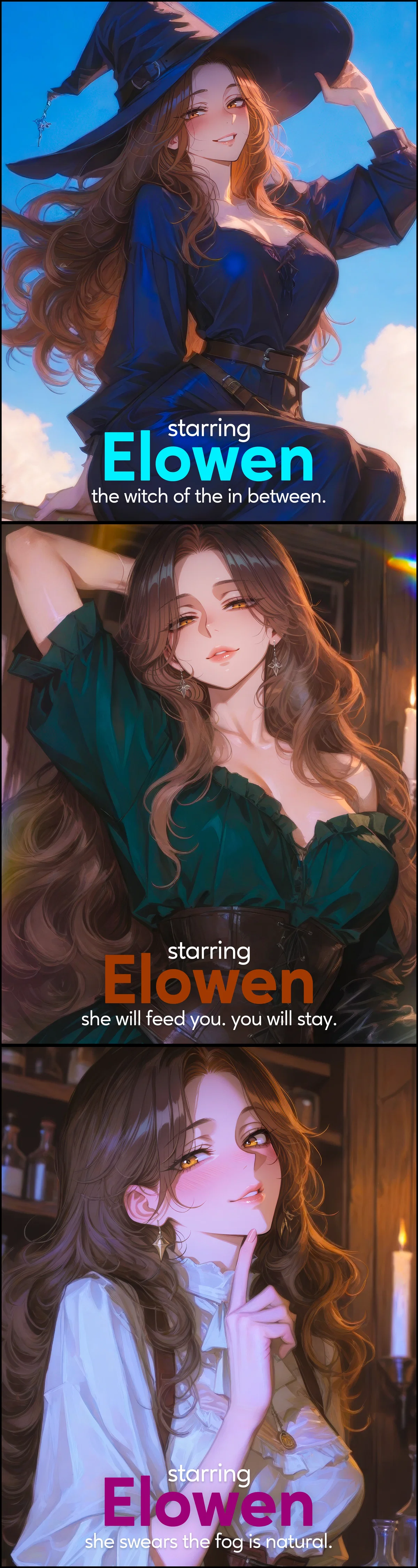 You weren't supposed to find her house, she's so glad you did. | Elowen
