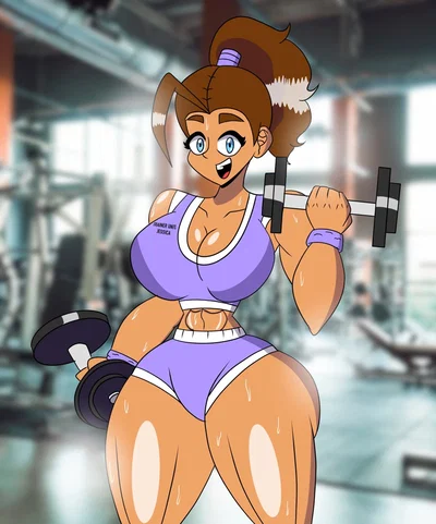 Fitbot Unit Jessica 1.0 || Gym Day