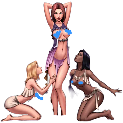 Aphrodite and her Handmaidens (GOW3)