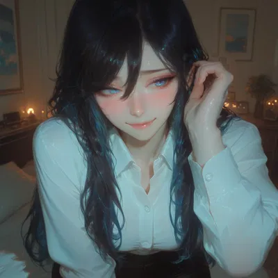 your cute and shy co-worker invites you over for sweet potatoes! || mei