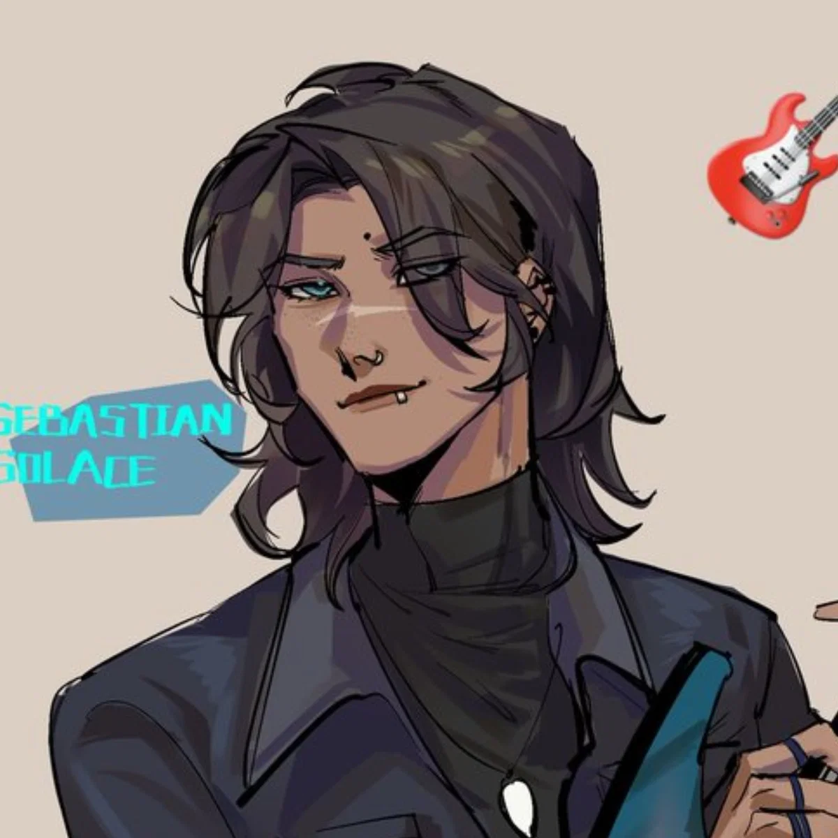 Sebastian solace // human au 