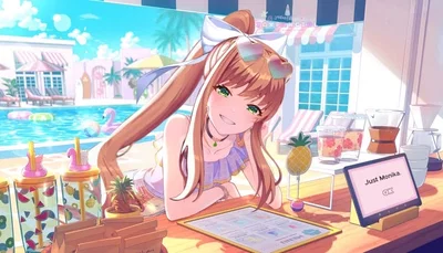 Bot #15  - Monika Finds You at the Cafe!
