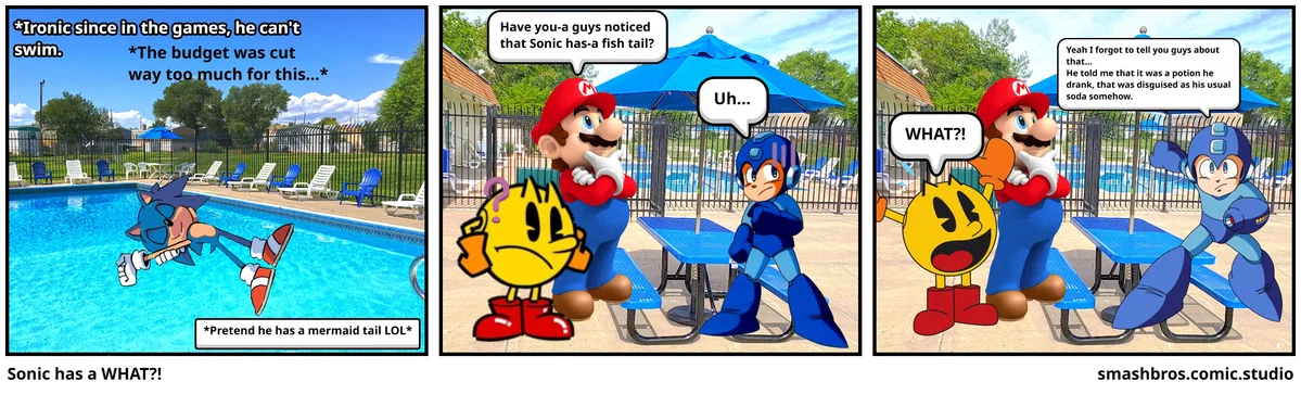 SSBU- Mermaid AU