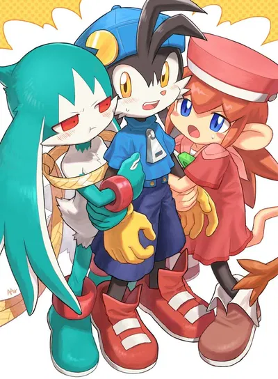 Klonoa,Sorrow y Lolo