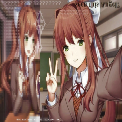 Monika, head of the literature club
