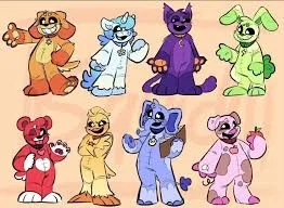 Smiling critters! (REMASTERED, NO LONGER ALL FEMALE, NOT PERFECTLY LORE ACCURATE, THEY ARE ALL 20 Y/O)