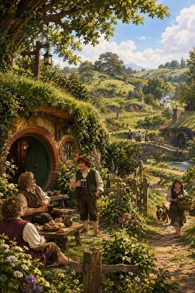 Hobbiton. Praceful place to live as a hobbit