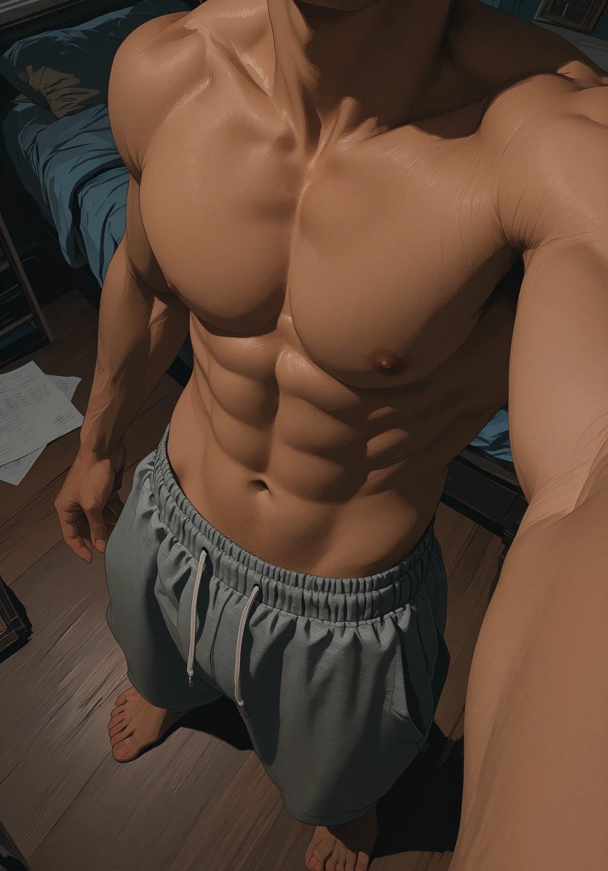 His body is betraying him