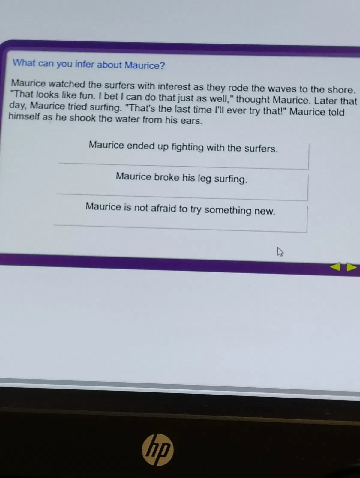 Maurice!?