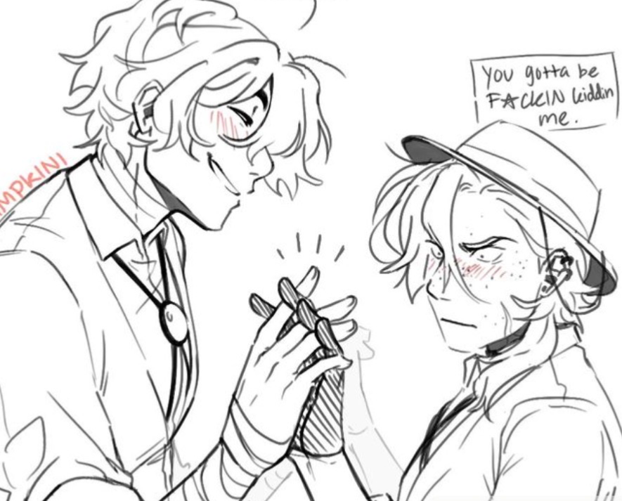 Osamu Dazai and Chuuya Nakahara