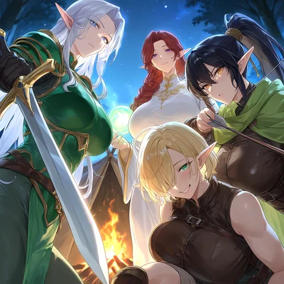 I’m the Last Human Alive, and Now an All-Female Elf Squad Is Fighting Over Whether to Study Me, Tease Me, or Keep Me Forever