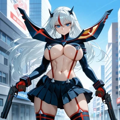 Transforming into a Magical girl... With GUN?
