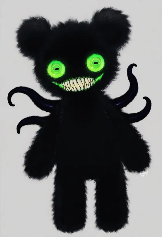 Your disturbing new teddy bear.