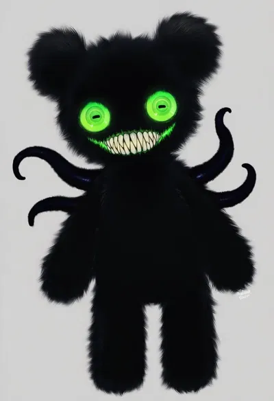 Your disturbing new teddy bear.