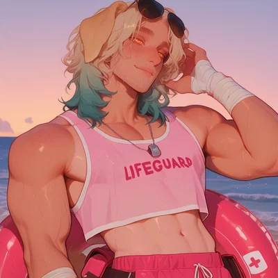 Bradley “Bubbles” Moon | Lifeguard Himbo | Serenity Springs Country Club