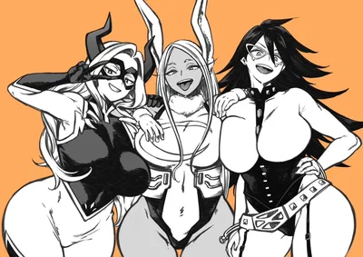 Mirko, Mt. Lady and Midnight || Animatronic heroines